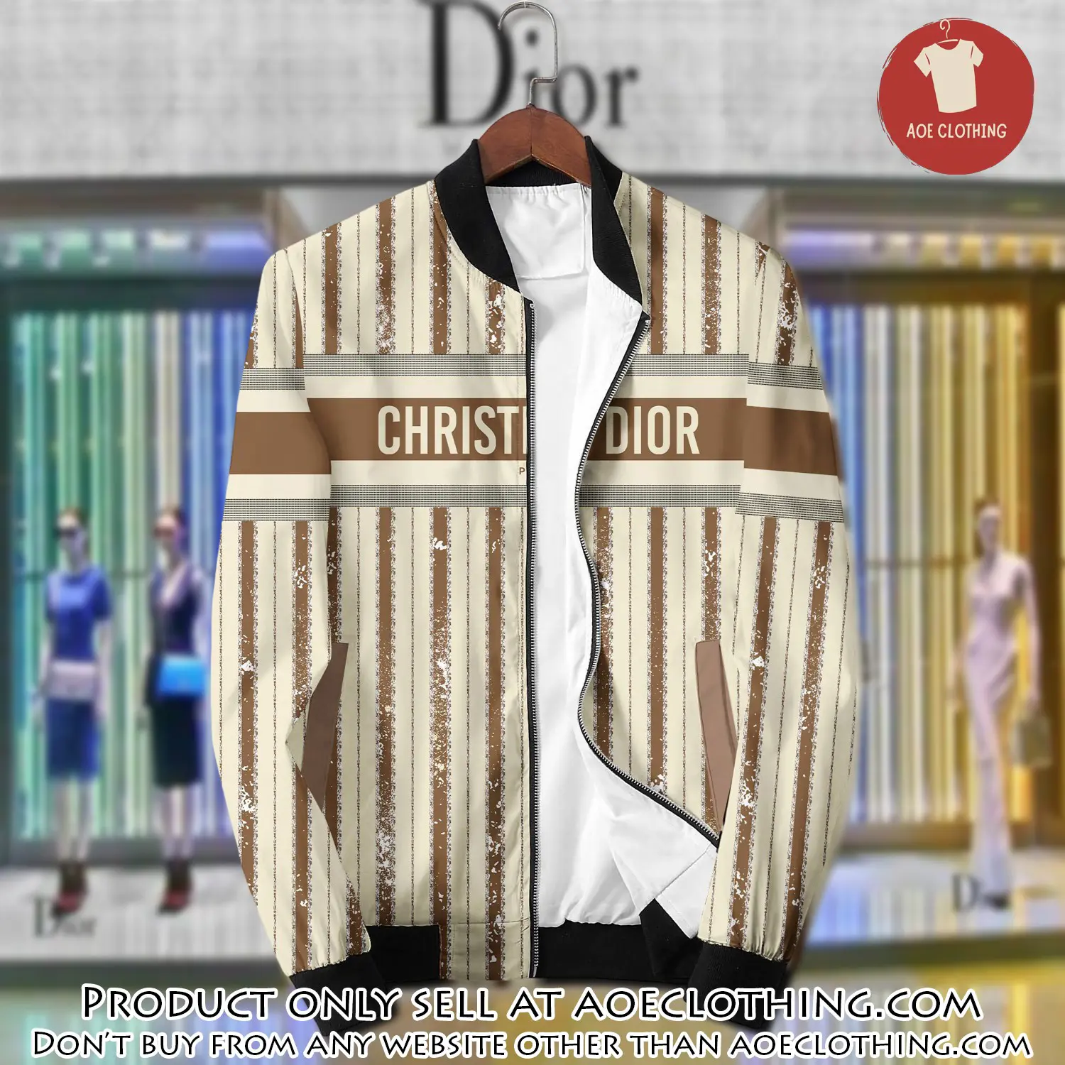 Dior luxury brand varsity zipper jacket vst1041 aoe2529010